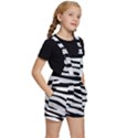 White Tiger Skin Kids  Short Overalls View3