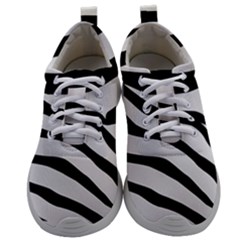 White Tiger Skin Mens Athletic Shoes by Ket1n9