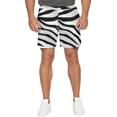 White Tiger Skin Men s Runner Shorts by Ket1n9