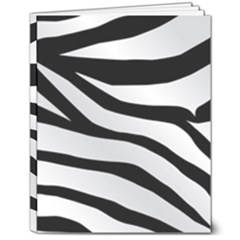 White Tiger Skin 8  X 10  Hardcover Notebook by Ket1n9