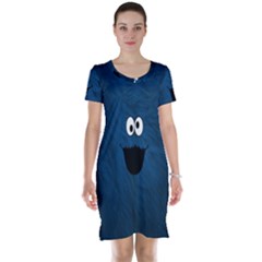 Funny Face Short Sleeve Nightdress by Ket1n9