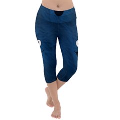 Funny Face Lightweight Velour Capri Yoga Leggings by Ket1n9