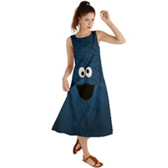 Funny Face Summer Maxi Dress by Ket1n9