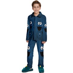 Funny Face Kids  Long Sleeve Velvet Pajamas Set by Ket1n9