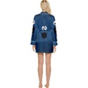 Funny Face Long Sleeve Satin Robe View2