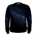 Cosmos Dark Hd Wallpaper Milky Way Men s Sweatshirt View1