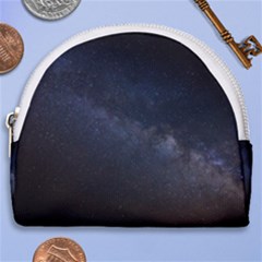 Cosmos Dark Hd Wallpaper Milky Way Horseshoe Style Canvas Pouch by Ket1n9