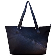 Cosmos Dark Hd Wallpaper Milky Way Full Print Shoulder Bag by Ket1n9