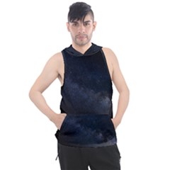 Cosmos Dark Hd Wallpaper Milky Way Men s Sleeveless Hoodie by Ket1n9