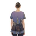 Skyline City Manhattan New York Skirt Hem Sports Top View2