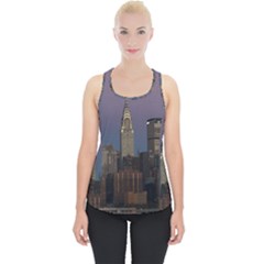 Skyline City Manhattan New York Piece Up Tank Top by Ket1n9