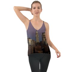 Skyline City Manhattan New York Chiffon Cami by Ket1n9