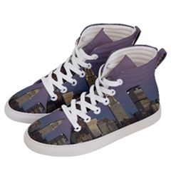 Skyline City Manhattan New York Women s Hi-top Skate Sneakers by Ket1n9