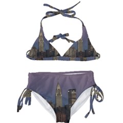 Skyline City Manhattan New York Kids  Classic Bikini Set by Ket1n9