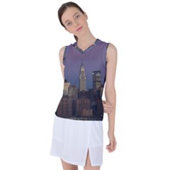 Skyline City Manhattan New York Women s Sleeveless Sports Top by Ket1n9