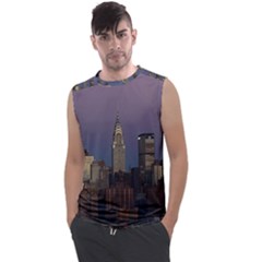 Skyline City Manhattan New York Men s Regular Tank Top by Ket1n9