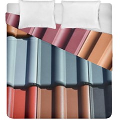 Shingle Roof Shingles Roofing Tile Duvet Cover Double Side (king Size) by Ket1n9