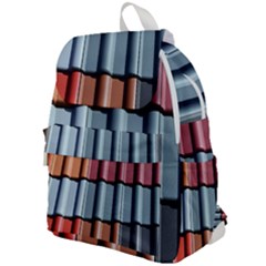 Shingle Roof Shingles Roofing Tile Top Flap Backpack by Ket1n9