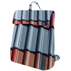 Shingle Roof Shingles Roofing Tile Flap Top Backpack by Ket1n9