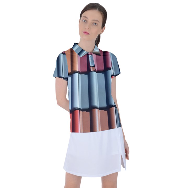 Shingle Roof Shingles Roofing Tile Women s Polo T-Shirt