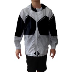 Soccer Ball Kids  Hooded Windbreaker by Ket1n9