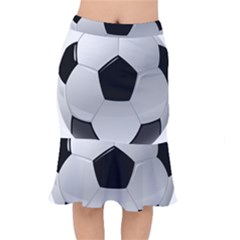 Soccer Ball Short Mermaid Skirt by Ket1n9