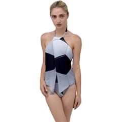 Soccer Ball Go With The Flow One Piece Swimsuit by Ket1n9