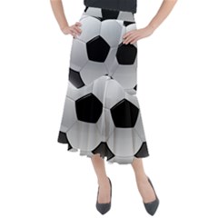 Soccer Ball Midi Mermaid Skirt by Ket1n9