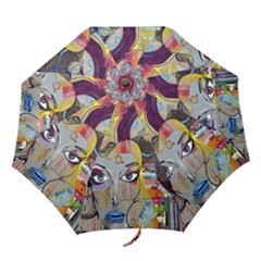 Graffiti Mural Street Art Painting Folding Umbrellas by Ket1n9