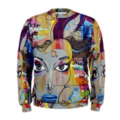 Graffiti Mural Street Art Painting Men s Sweatshirt by Ket1n9