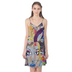 Graffiti Mural Street Art Painting Camis Nightgown  by Ket1n9