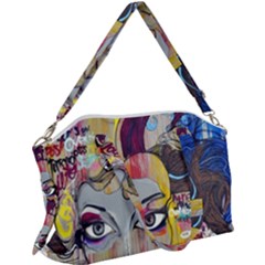 Graffiti Mural Street Art Painting Canvas Crossbody Bag by Ket1n9