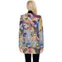 Graffiti Mural Street Art Painting Button Up Hooded Coat  View2