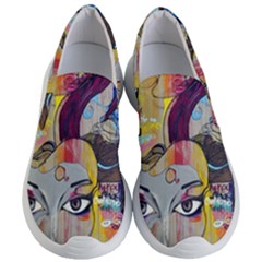 Graffiti Mural Street Art Painting Women s Lightweight Slip Ons by Ket1n9