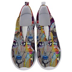 Graffiti Mural Street Art Painting No Lace Lightweight Shoes by Ket1n9