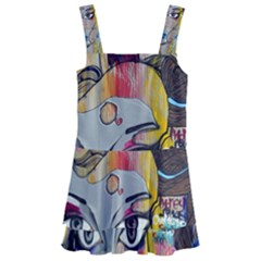 Graffiti Mural Street Art Painting Kids  Layered Skirt Swimsuit by Ket1n9