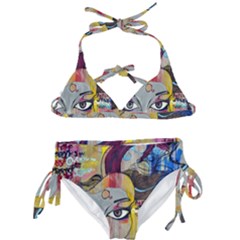 Graffiti Mural Street Art Painting Kids  Classic Bikini Set by Ket1n9