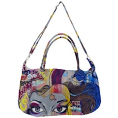 Graffiti Mural Street Art Painting Removable Strap Handbag by Ket1n9