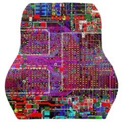 Technology Circuit Board Layout Pattern Car Seat Back Cushion  by Ket1n9