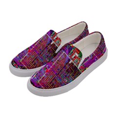 Technology Circuit Board Layout Pattern Women s Canvas Slip Ons by Ket1n9