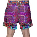 Technology Circuit Board Layout Pattern Men s Shorts View2