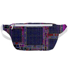 Cad Technology Circuit Board Layout Pattern Waist Bag  by Ket1n9