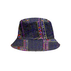 Cad Technology Circuit Board Layout Pattern Inside Out Bucket Hat (kids) by Ket1n9