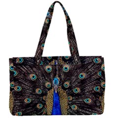 Peacock Canvas Work Bag by Ket1n9