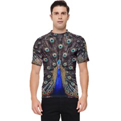 Peacock Men s Short Sleeve Rash Guard by Ket1n9