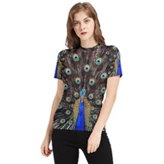 Peacock Women s Short Sleeve Rash Guard by Ket1n9