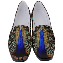 Peacock Women s Classic Loafer Heels by Ket1n9