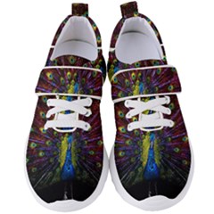 Beautiful Peacock Feather Women s Velcro Strap Shoes by Ket1n9