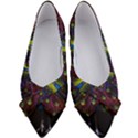 Beautiful Peacock Feather Women s Bow Heels View1