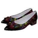 Beautiful Peacock Feather Women s Bow Heels View2